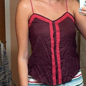 Aerie purple tank top m